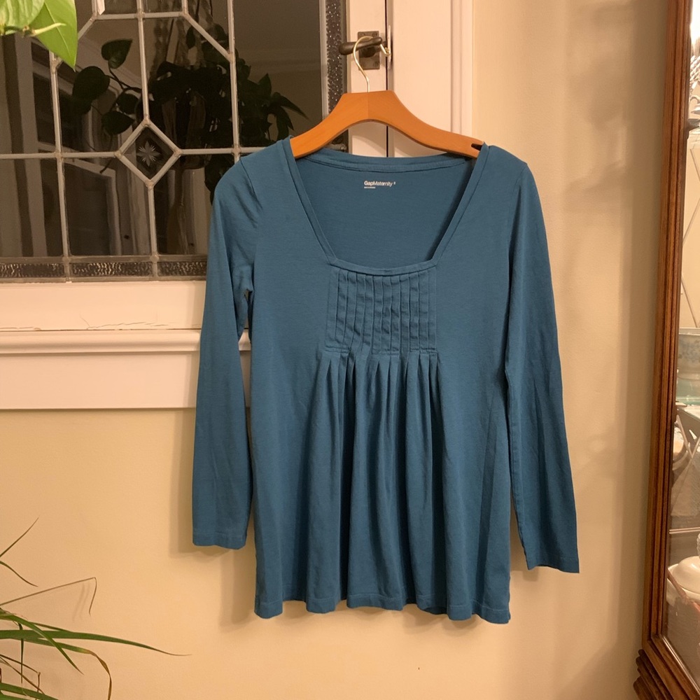 Gap Maternity Teal Shirt